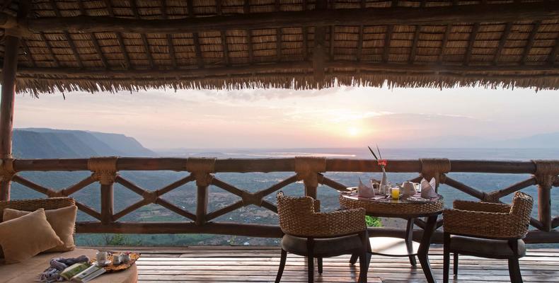 Stunning views over Lake Manyara