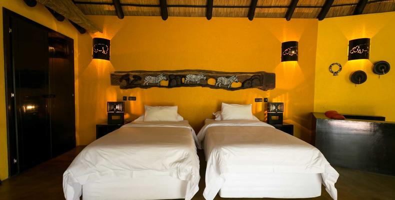 Twin bed interior