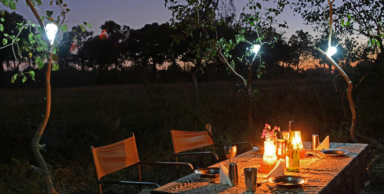 Dining under the stars