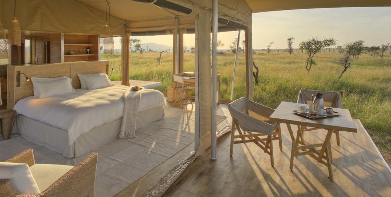 luxury living in the heart of the Serengeti