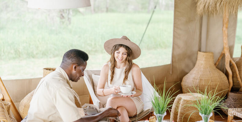 high tea with interesting talks