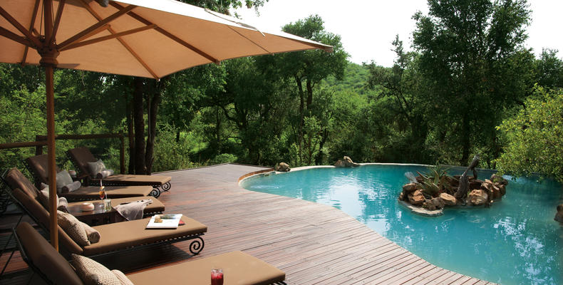 Relax by the sparkling pool on a hot summers day!