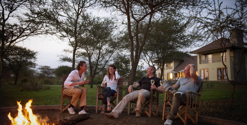 A perfect spot in the garden for sundowners