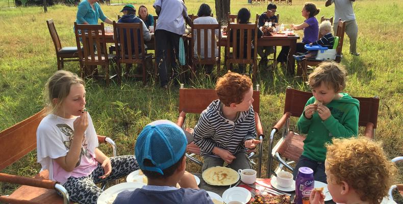 Families at Naona Moru Camp