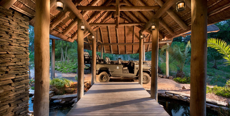 Lodge entrance