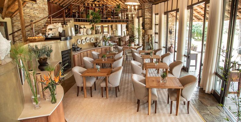 Indoor dining area