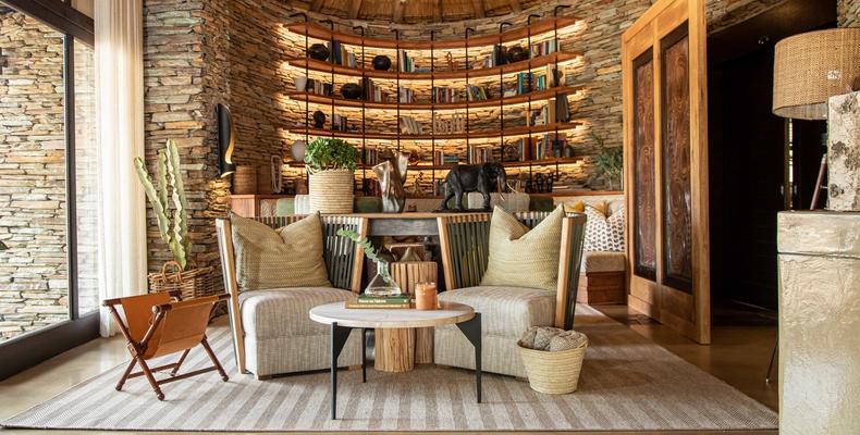 Indoor seating area