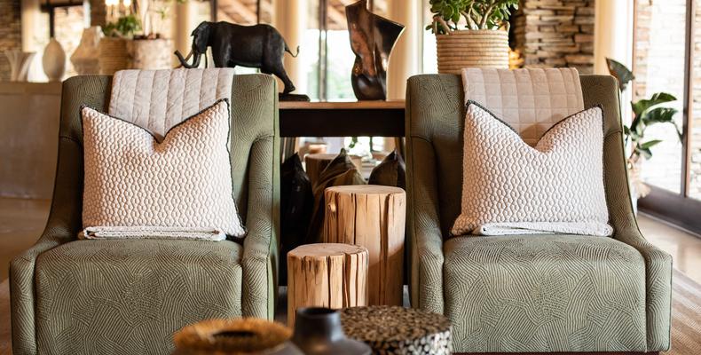 Indoor seating area