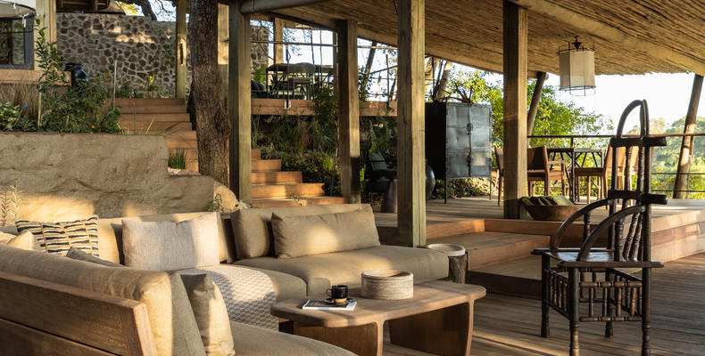 Singita Ebony Lodge Outdoor Deck