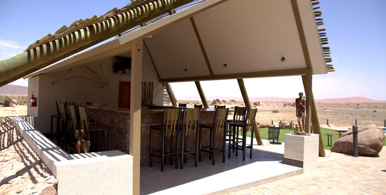 Desert Quiver Camp Bar Area