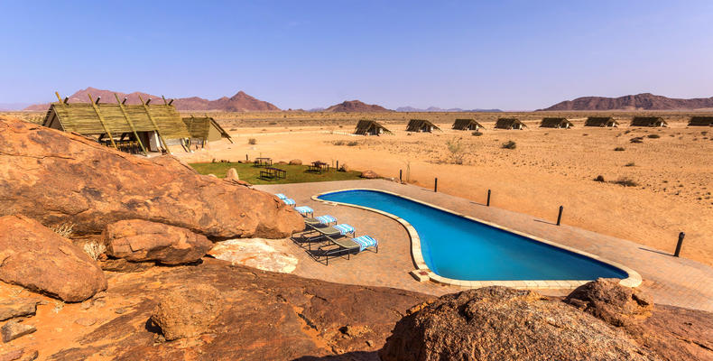 Desert Quiver Camp Pool Area