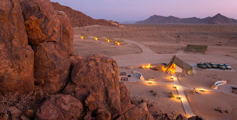 Desert Quiver Camp Reception & Boma Areas
