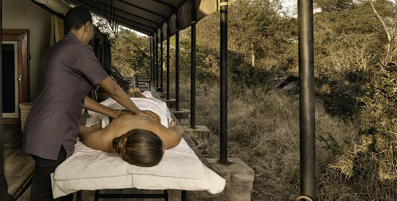 Massage outside your private deck