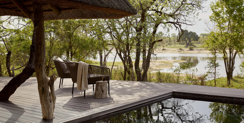 Private deck at suite