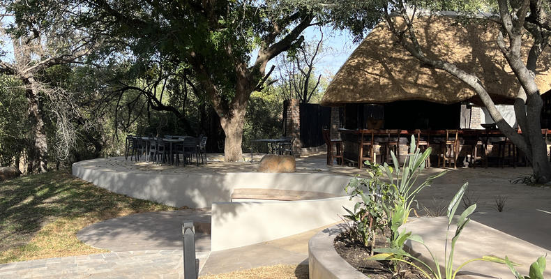 Bar and new patio