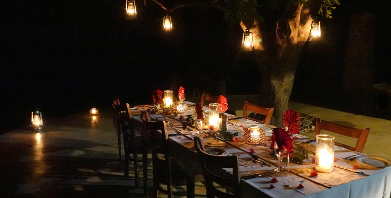 New Patio at Night