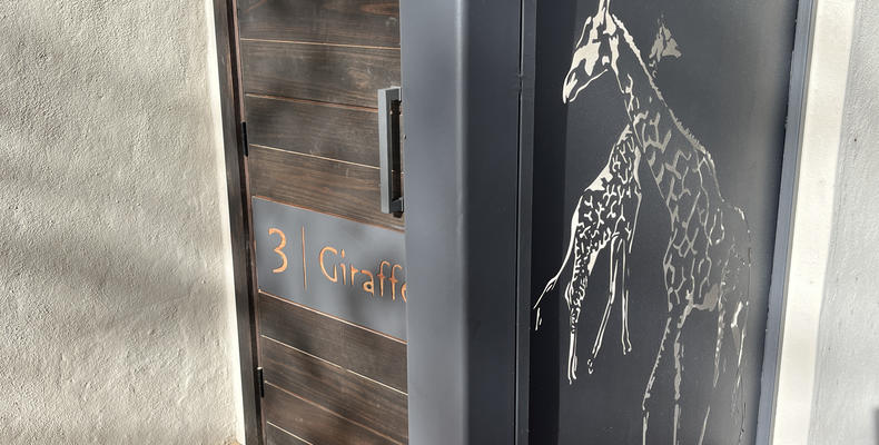 Entrance to Giraffe Safari Suite