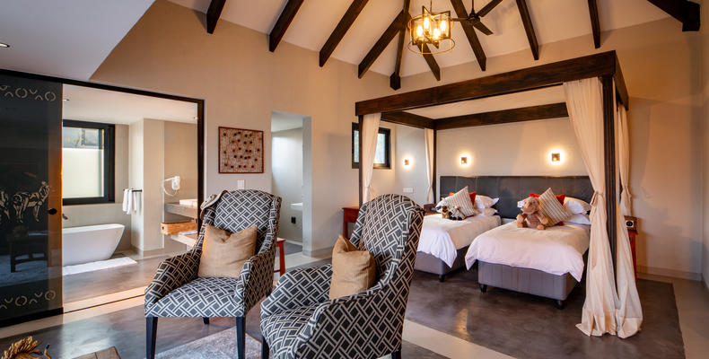 Twin bed layout