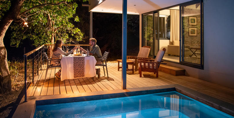 Private Dining on suite patio