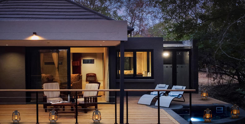 A Safari Suite patio
