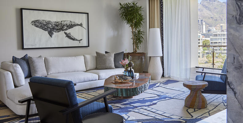 One&Only Cape Town Presidential Suite Lounge