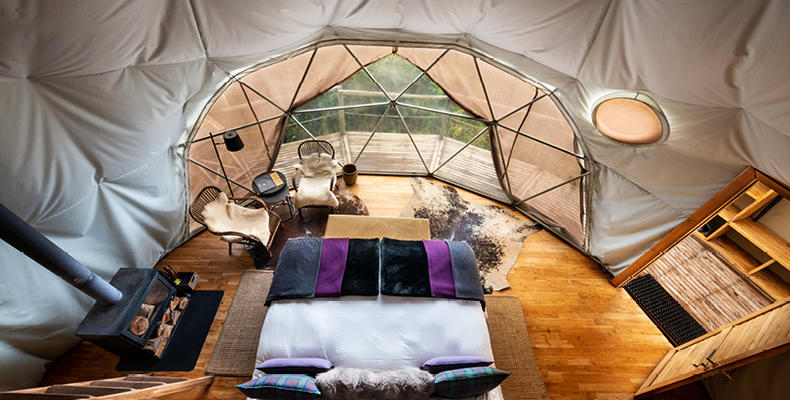 The Highlands - Dome Tent Interior