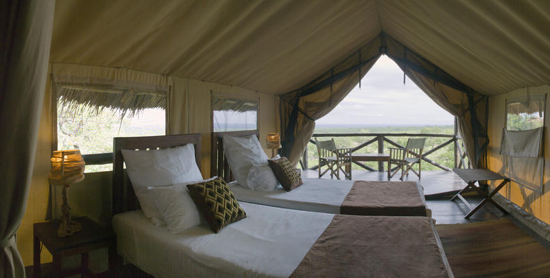 Inside Tent