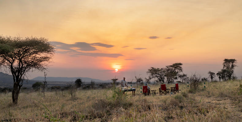 NYIKANI CAMP - CENTRAL SERENGETI - Sundowner