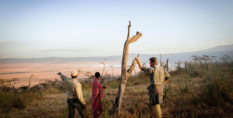 Walking on the Crater rim
