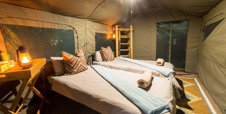 Xobega guest tent interior