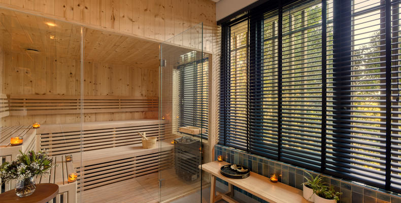 Sauna at Garden Lodge Spa