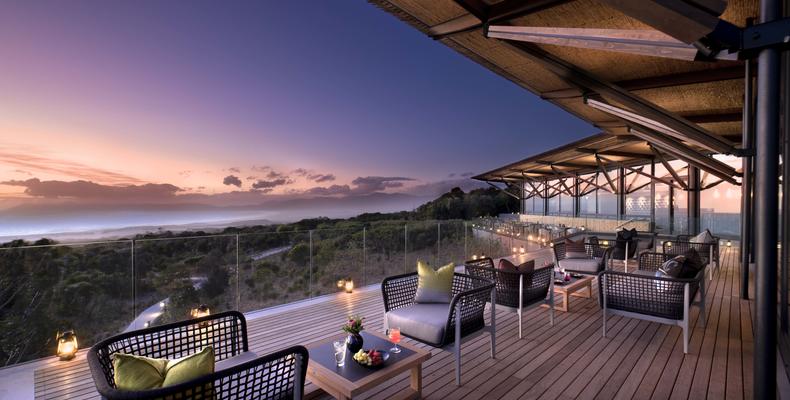 Sunset View from Garden Lodge
