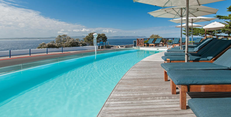 View from infinity pool