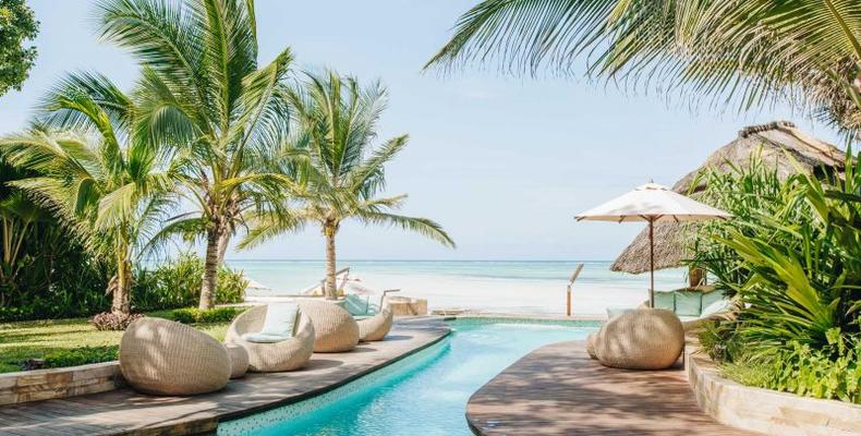 Pools and beach