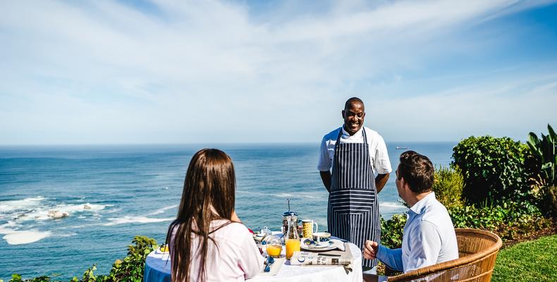 Breakfast Served Outdoors