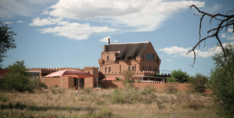 Panoramic view of the Lodge from afar