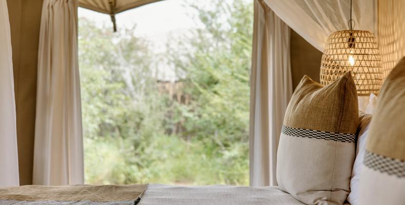 Encounter by Ongava guest tent interior