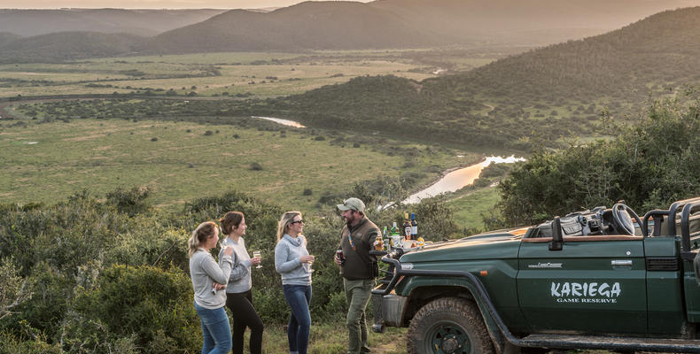 Game drive sundowners