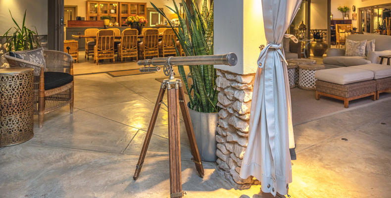 Mushara Outpost - Restaurant, Veranda
