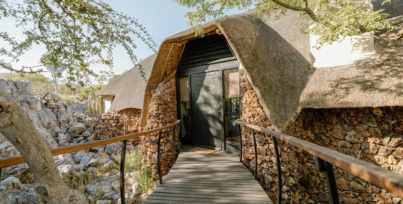 Outside Villa Entrance