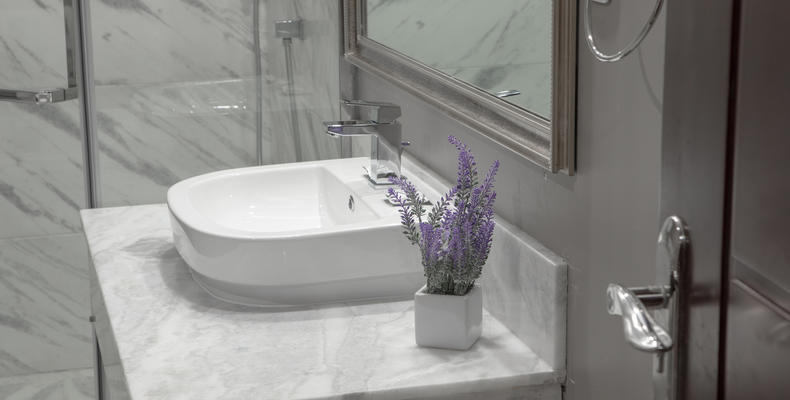 A closer look at the bathrooms