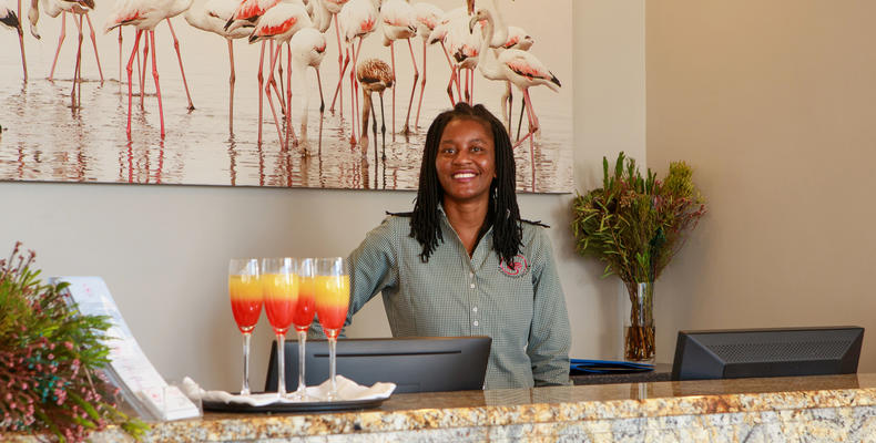 All Guests enjoy a wonderful welcome cocktail when they arrive