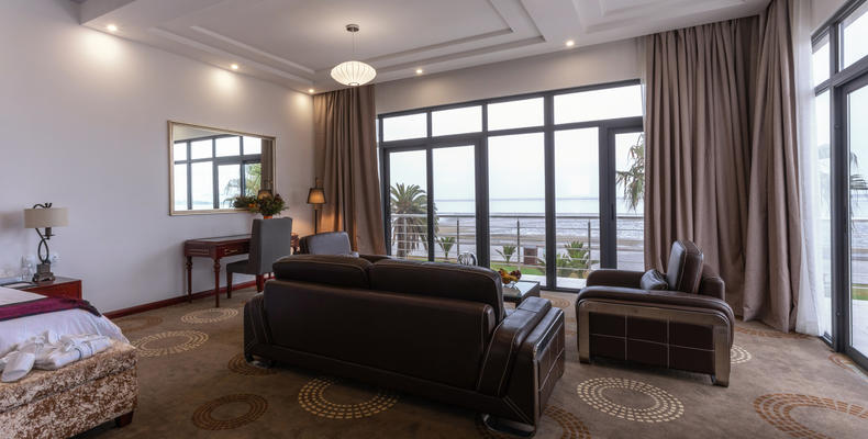 The Presidential suite with the best view of the lagoon