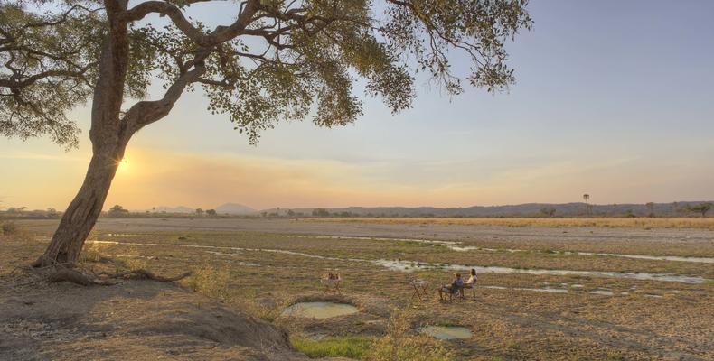 Dry riverbed in Ruaha