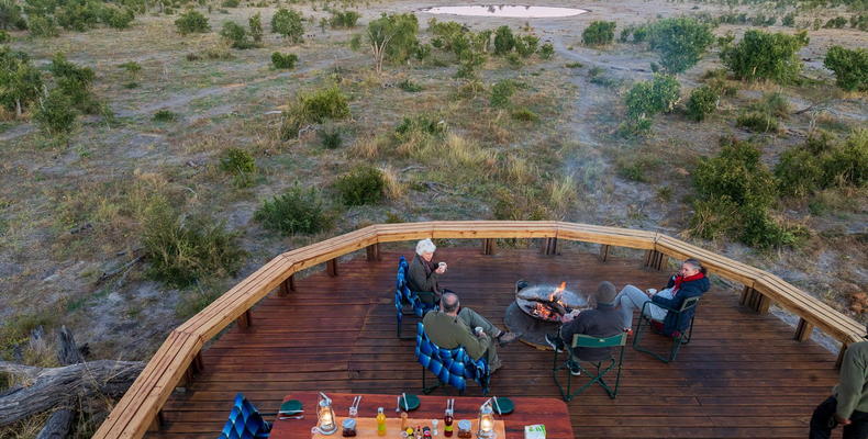 Skybeds in Khwai Private Reserve, Northern Botswana 