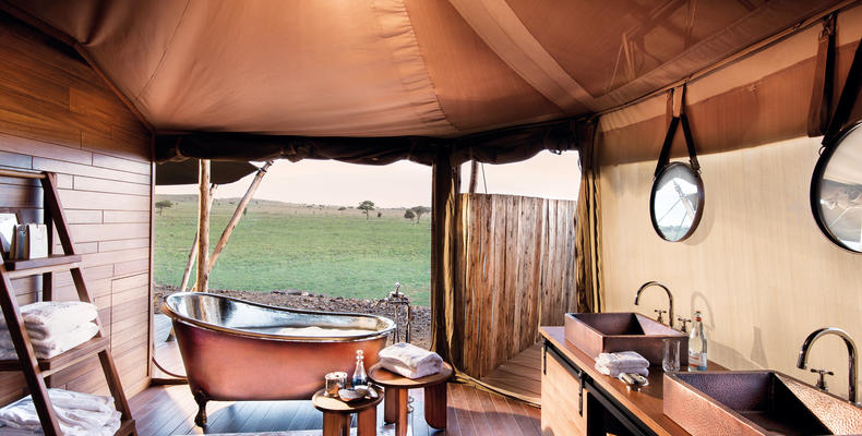 Family Tent En-suite Bathroom