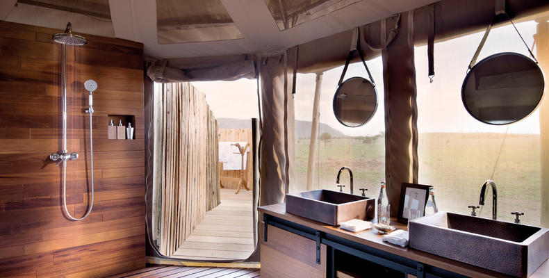 Luxury Tent En-suite Bathroom
