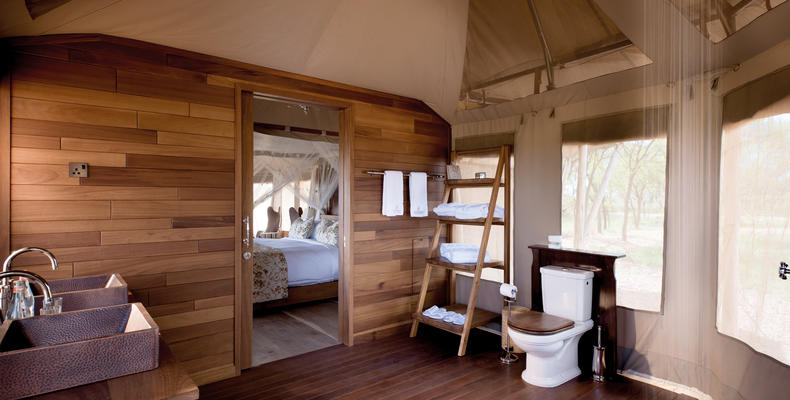 Luxury Tent En-suite Bathroom
