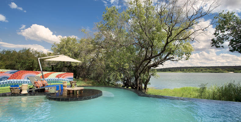 River Lodge pool and river