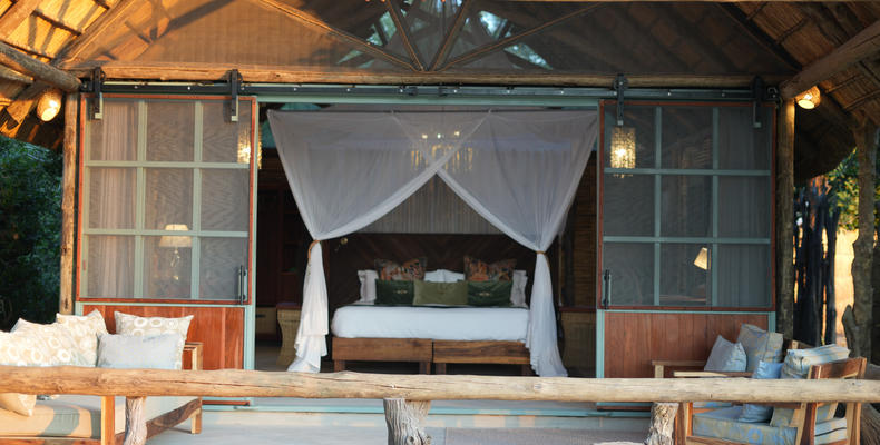 Guest chalet veranda